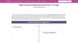 Https Secure Entertimeonline Com Ta Login - Keywordsfind.com