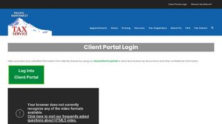 Client Portal Login | Pacific Northwest Tax Service