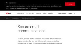 Secure email communications | HSBC Holdings plc - HSBC Group