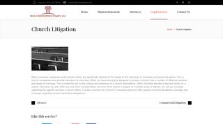 Church Litigation | Ron Christopher Stamps, LLC