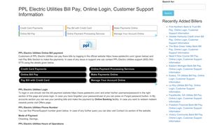 PPL Electric Utilities Bill Pay, Online Login, Customer Support ...