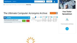 The Ultimate Computer Acronyms Archive - studyres.com