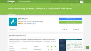 SendPulse Pricing, Features, Reviews & Comparison of Alternatives ...