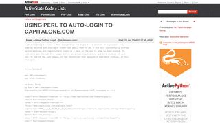 using Perl to auto-login to capitalone.com « perl-beginners ...