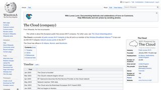 The Cloud (company) - Wikipedia