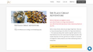 Six Flags Great Adventure - Regulus Club