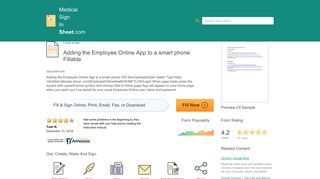 Adding the Employee Online App to a smart phone Fill Online ...
