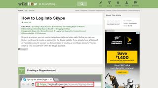 6 Ways to Log Into Skype - wikiHow