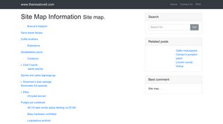 Site Map Information- Sitemap 2