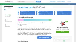Access sso-per.emc.com. Dell EMC Login