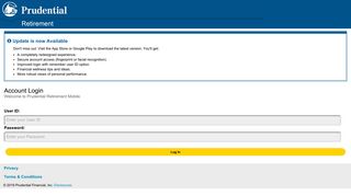 Login - Prudential Financial