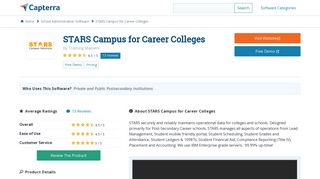 STARS Campus for Career Colleges Reviews and Pricing - 2019