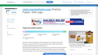 Access static.practicefusion.com. Practice Fusion - EHR Login