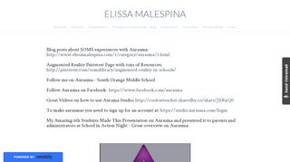 Augmented Reality in the Classroom with Aurasma - Elissa Malespina