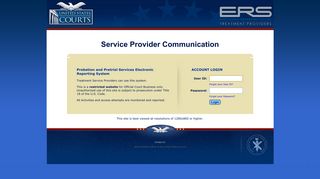 ERS Service Provider Login