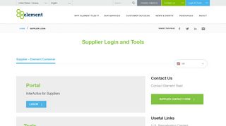 Supplier Login - Element Fleet - Element Fleet Management