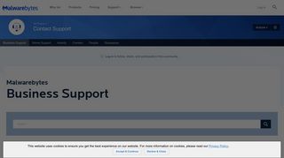 Contact Support | Official Malwarebytes Support