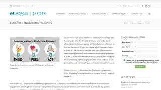 Employee Engagement Surveys - Mercer | Sirota
