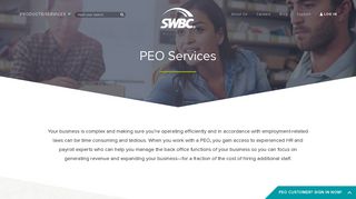 PEO Services | SWBC
