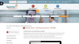 Synerion Direct - Self Service Solutions - ESS/MSS - synerion