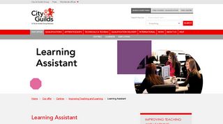 Learning Assistant e-portfolio system | City & Guilds