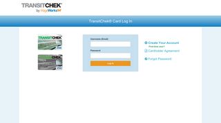 TransitChek Card: Login