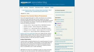 The Official Amazon Associates Blog: Amazon Tax Central Store ...
