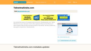 Teknet Mahindra (Teknetmahindra.com) - :: Mahindra Claim Infoline