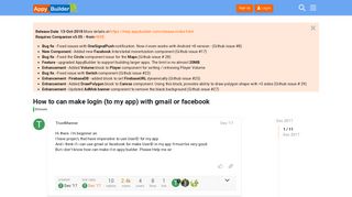 How to can make login (to my app) with gmail or facebook - AppyBuilder