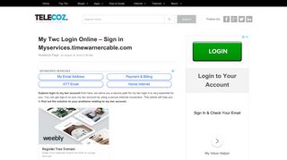 My Twc Login Online – Sign in to Myservices.timewarnercable.com