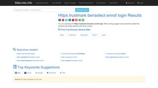 Https trustmark benselect enroll login Results For Websites Listing
