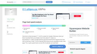 Access t11.ultipro.ca. UltiPro