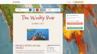 The Weekly Roar | Smore Newsletters for Education