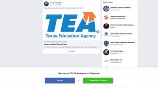 TLCA Arlington - https://txparentportal.emetric.net/login?r... | Facebook