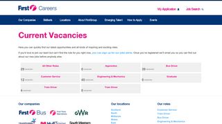 FirstGroup UK Careers - home