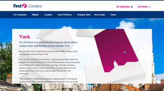 York 1 vacancies - FirstGroup UK Careers