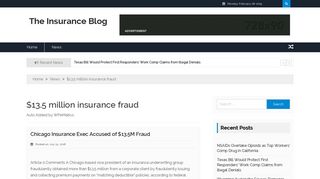 $13.5 million insurance fraud Archives - The Insurance Blog