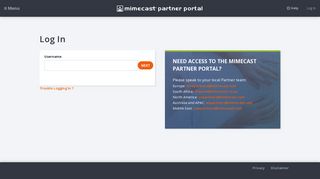 Partner Portal - Mimecast