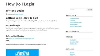 uAttend Login – How Do I Login