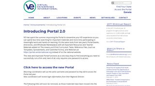 Introducing Portal 2.0 - Virtual Enterprises International