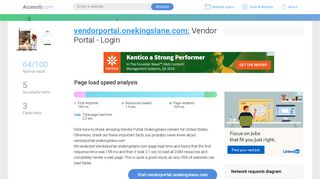 Access vendorportal.onekingslane.com. Vendor Portal - Login
