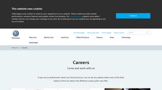 Volkswagen Careers | Volkswagen UK