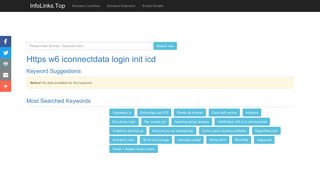 Https w6 iconnectdata login init icd Search - InfoLinks.Top