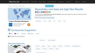 Myworkday com bass pro login flex Results For Websites Listing