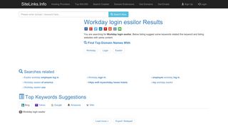 Workday login essilor Results For Websites Listing - SiteLinks.Info