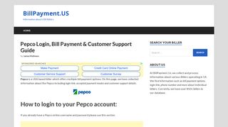 Pepco - www.pepco.com | Bill Payment & Account Login Guide
