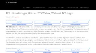 TCS Webmail -