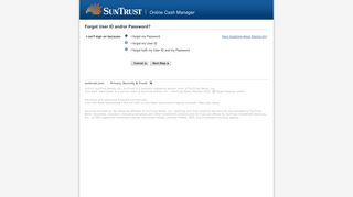 SunTrust - Online Cash Manager - SunTrust Bank