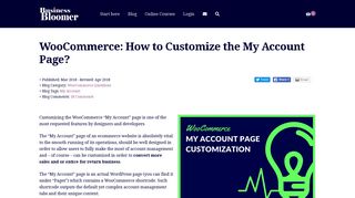 WooCommerce: How to Customize the My Account Page?
