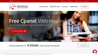 Free web hosting with cPanel. Order Free cPanel hosting - 000Webhost